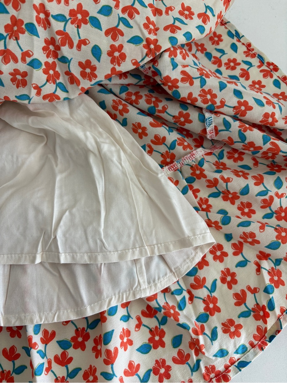 Tulip B Floral Tie-Waist Midi Dress - M - Picture 9 of 15
